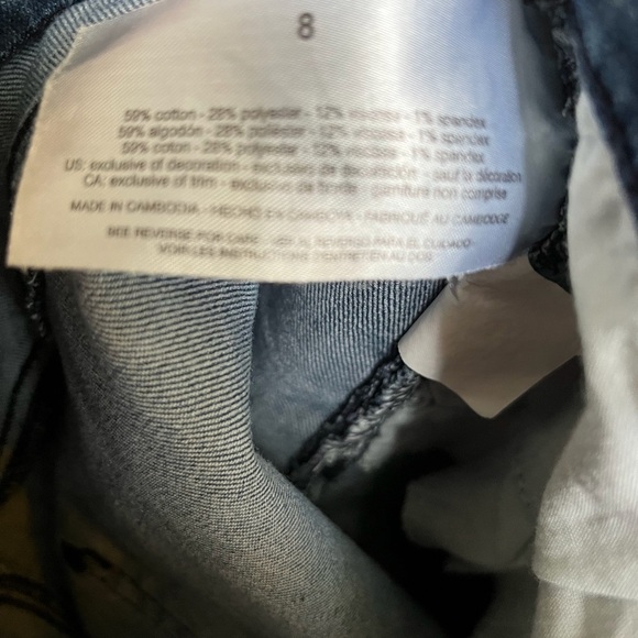 Jessica Simpson Classic Blue Jean Shorts Size 8 - Picture 4 of 4